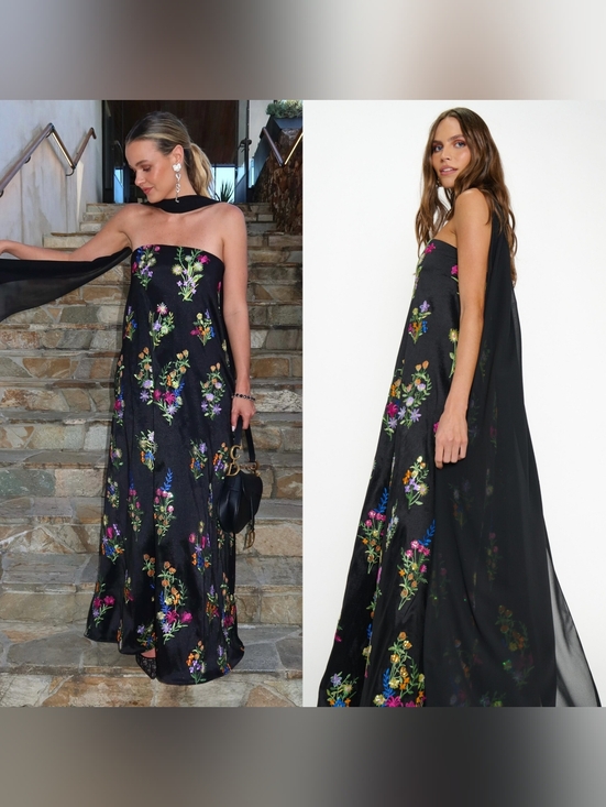 Show Me Your MuMu Dresses & Skirts - Show Me Your MuMu Riley Maxi Ethereal Sequins Black Dress M Wedding Party Formal